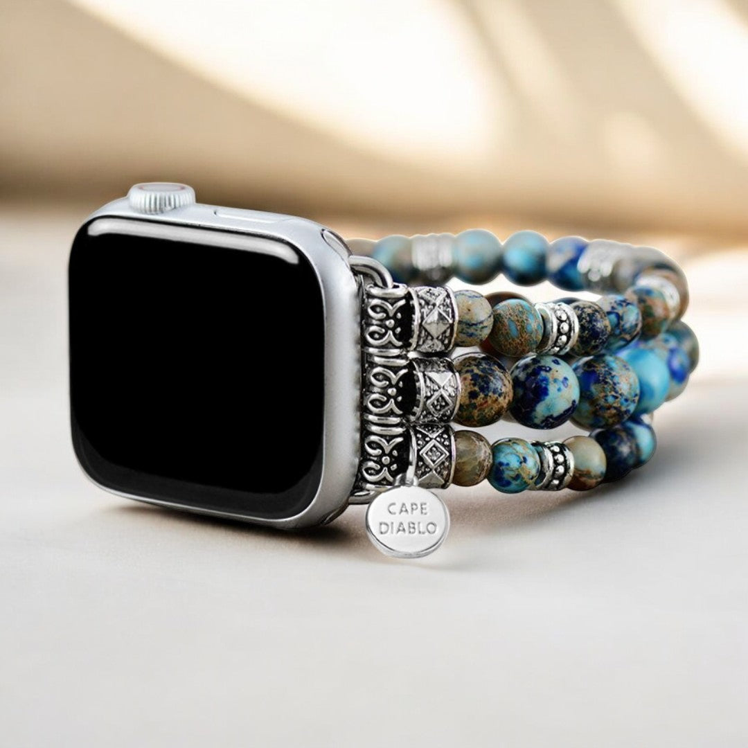 Imperial Jasper Stretch Apple Watch-band