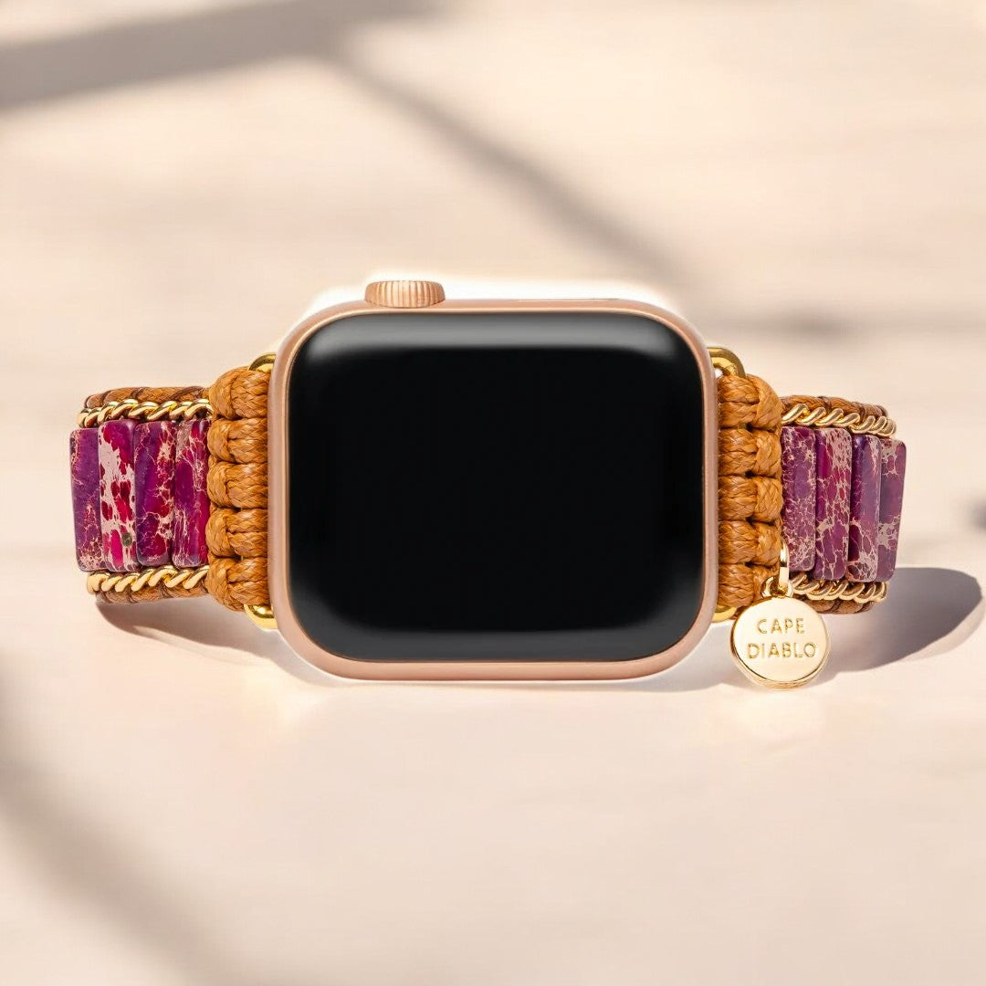 Intense Imperial Jasper Apple Watch-band