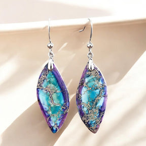Jasper Blad Dangle Oorbellen