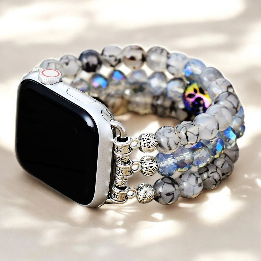 Labradoriet Kristal Rekbare Apple Watch Band
