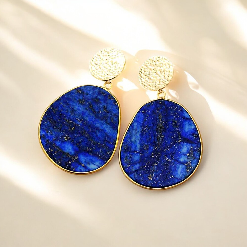 Lapis Lazuli Beschermende Hangoorringen