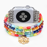 Lotus Chakra Stretch Apple Watch-band