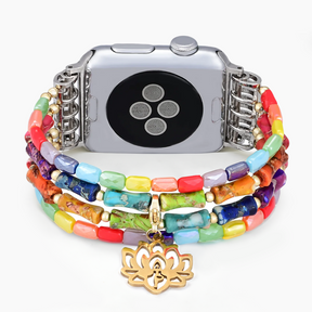 Lotus Chakra stretch Apple Watch -band