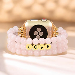 Rose Quartz Liefde Inspiratie Apple Watch Band