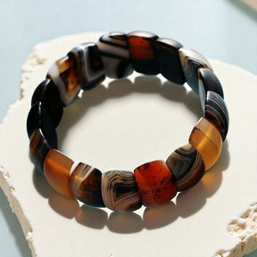 Genezing Onyx Chunky Armband