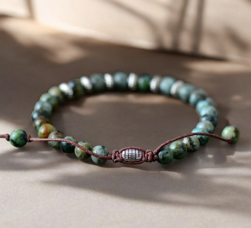 Afrikaanse Turquoise Ragnar-armband voor heren