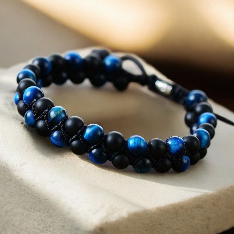 Onyx energiearmband voor heren