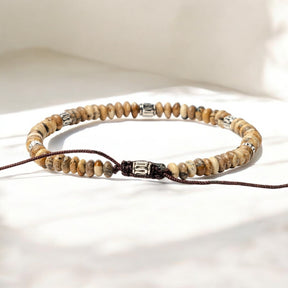 Heren Tibetaanse Jaspis Armband