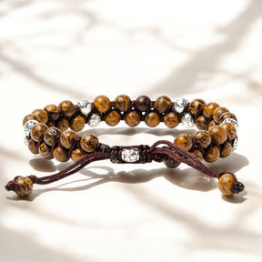 Heren Vintage Jasper Armband