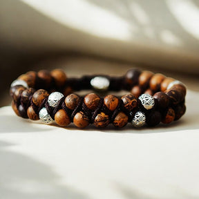 Heren Vintage Jasper Armband