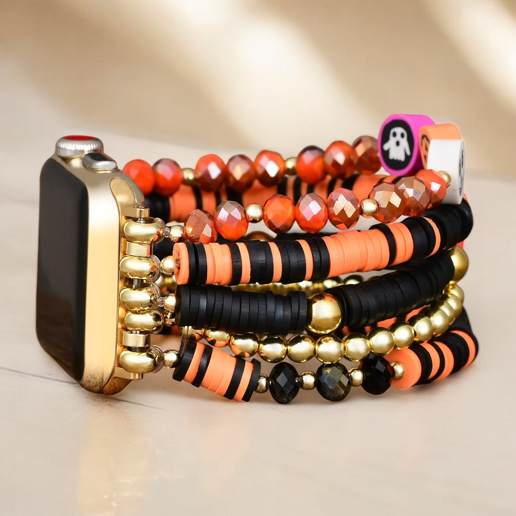 Midnight Enigma Stretch Apple Watch-band