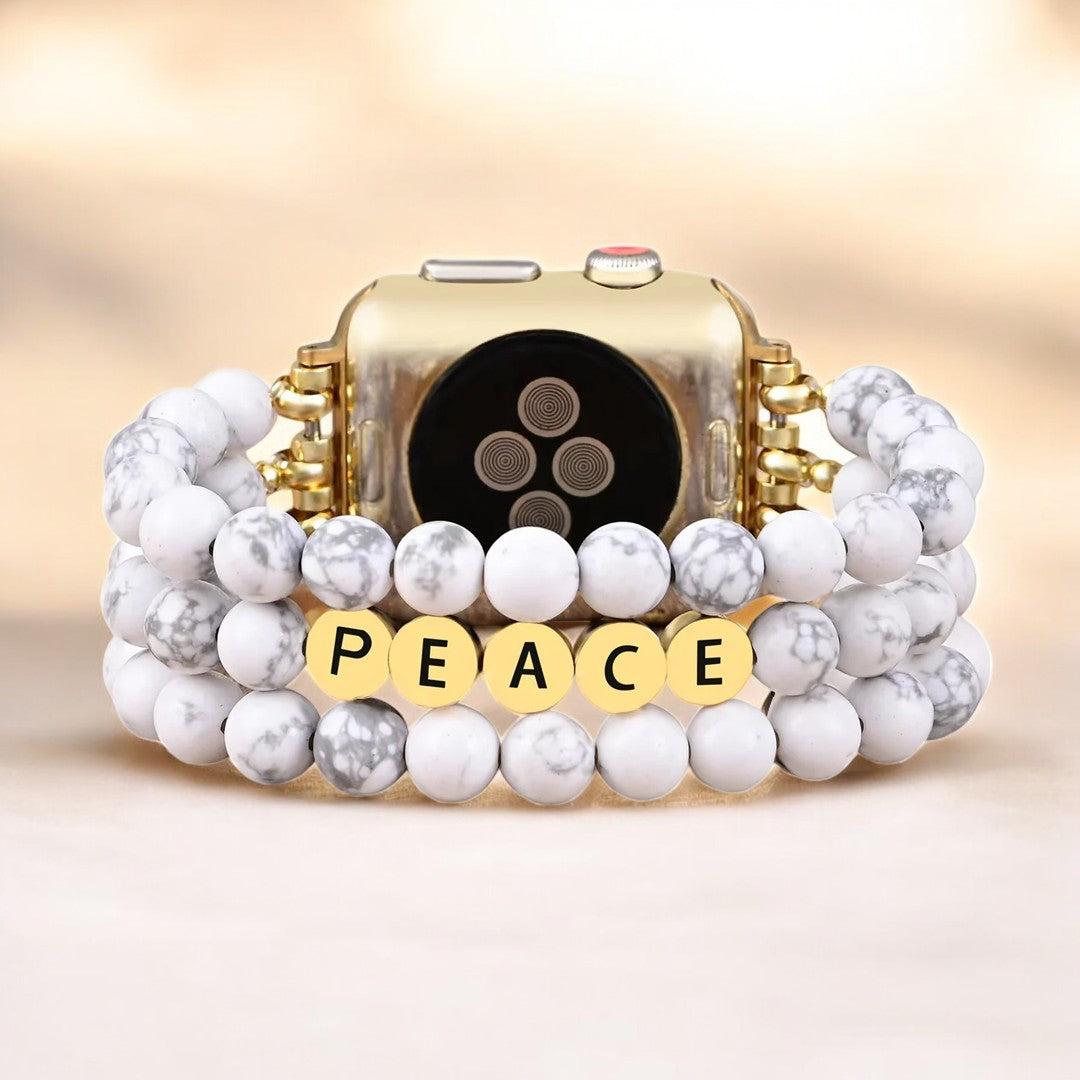 Howlite Vrede Inspiratie Apple Watch Band