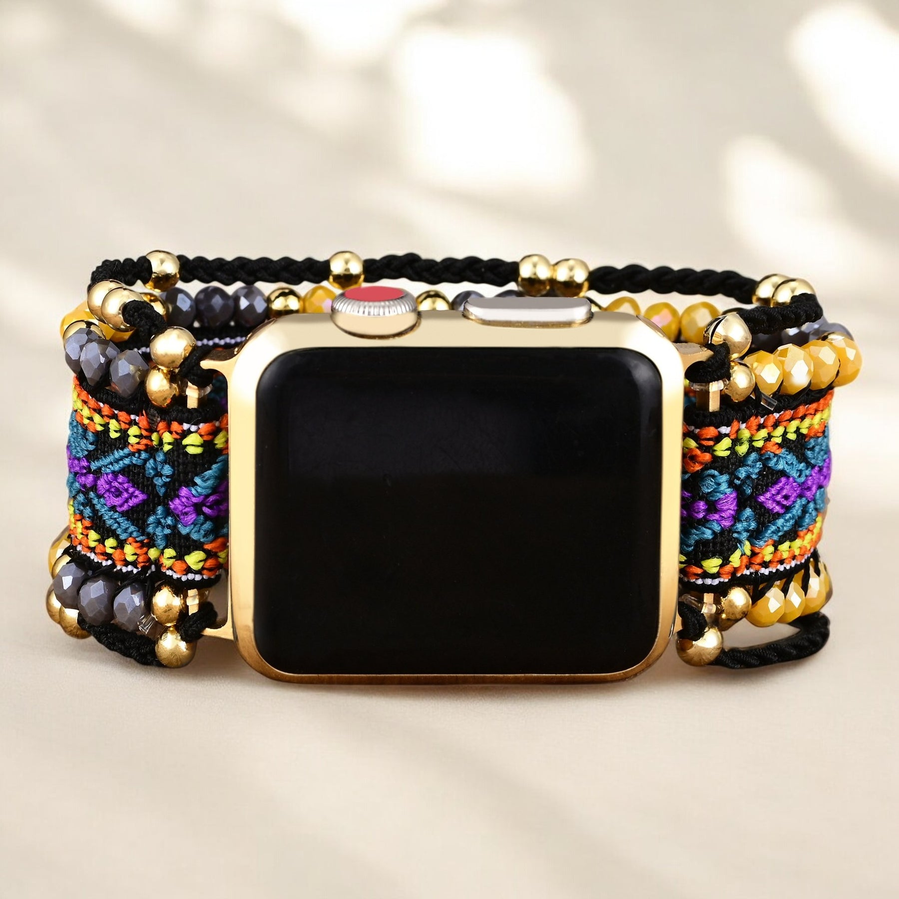 Paarse Narcis Apple Watch Band
