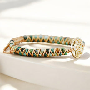Tree of Life Afrikaanse Jaspis Armband