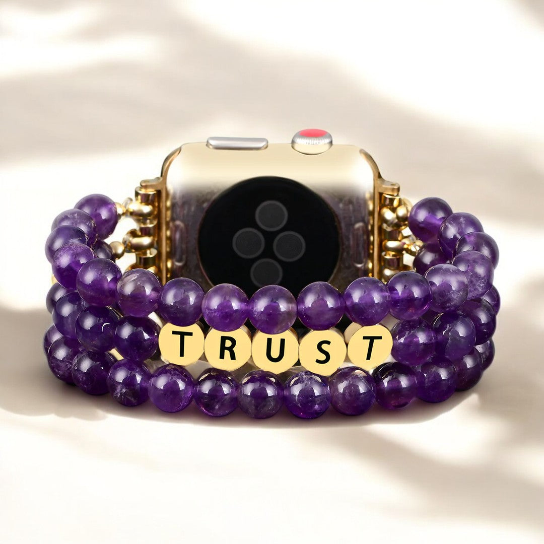 Amethyst Trust Inspiratie Apple Watch Bandje