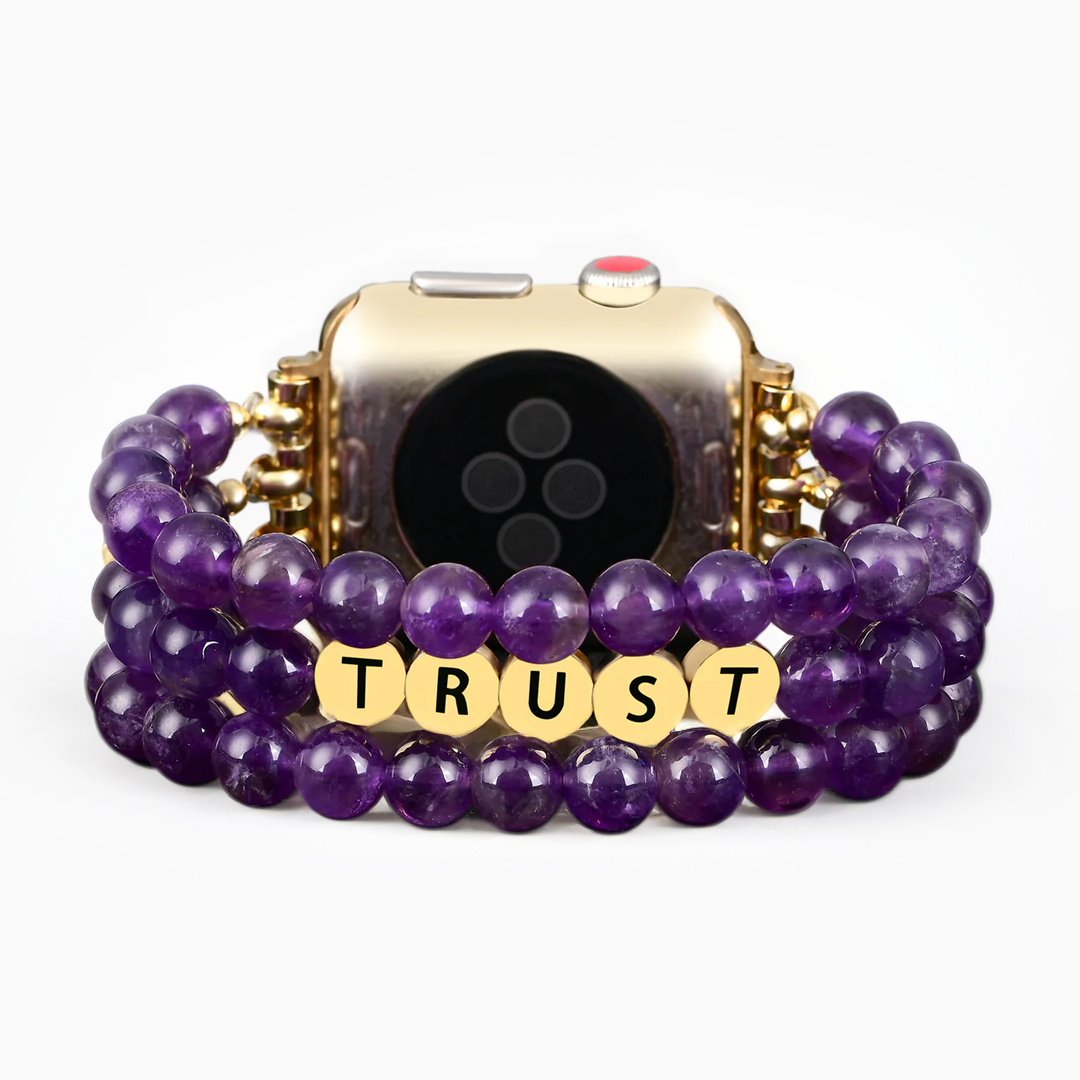 Amethyst Trust-inspiratie Apple Watch -bandje