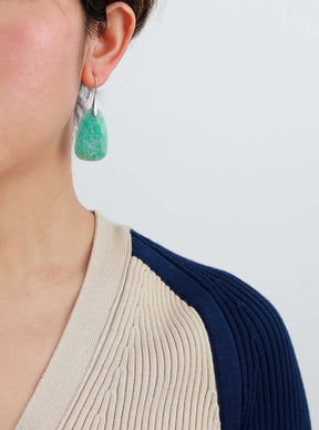 Amazonite Protection Drop Earrings - Cape Diablo