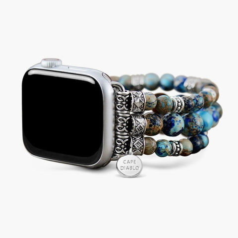 Imperial Jasper Stretch Apple Watch-band