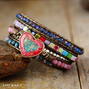 Love Warrior Protection Wrap Bracelet - Cape Diablo