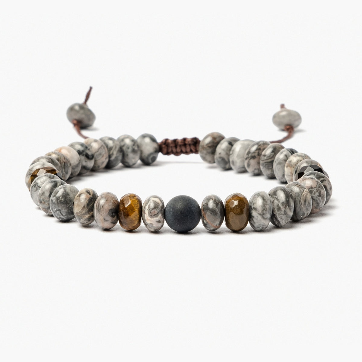 Men's Jasper & Tiger Eye Bracelet - Cape Diablo