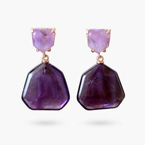 Sevenfold Amethyst Sparkle Earrings - Cape Diablo