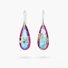 Tibetan Energy Jasper Earrings - Cape Diablo